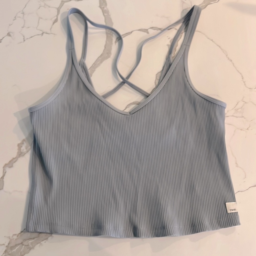 Vuori cropped strappy tank